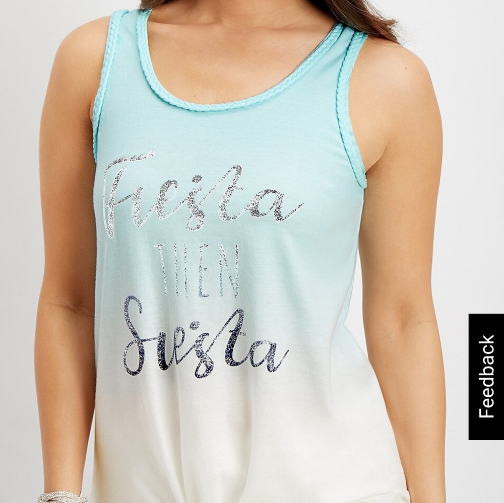 Maurices- Fiesta then Siesta tank top